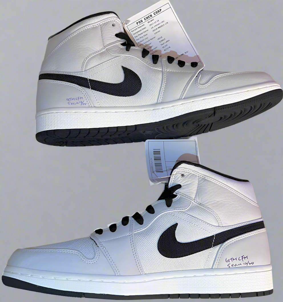 SAMPLE PAIR! 2017 Air Jordan 1 Retro Mid SE “Light Bone”
